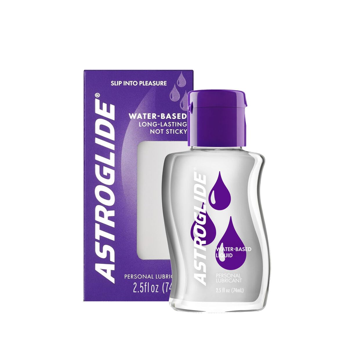 Astroglide Liquid, Water Based Personal Lubricant, 2.5 oz.