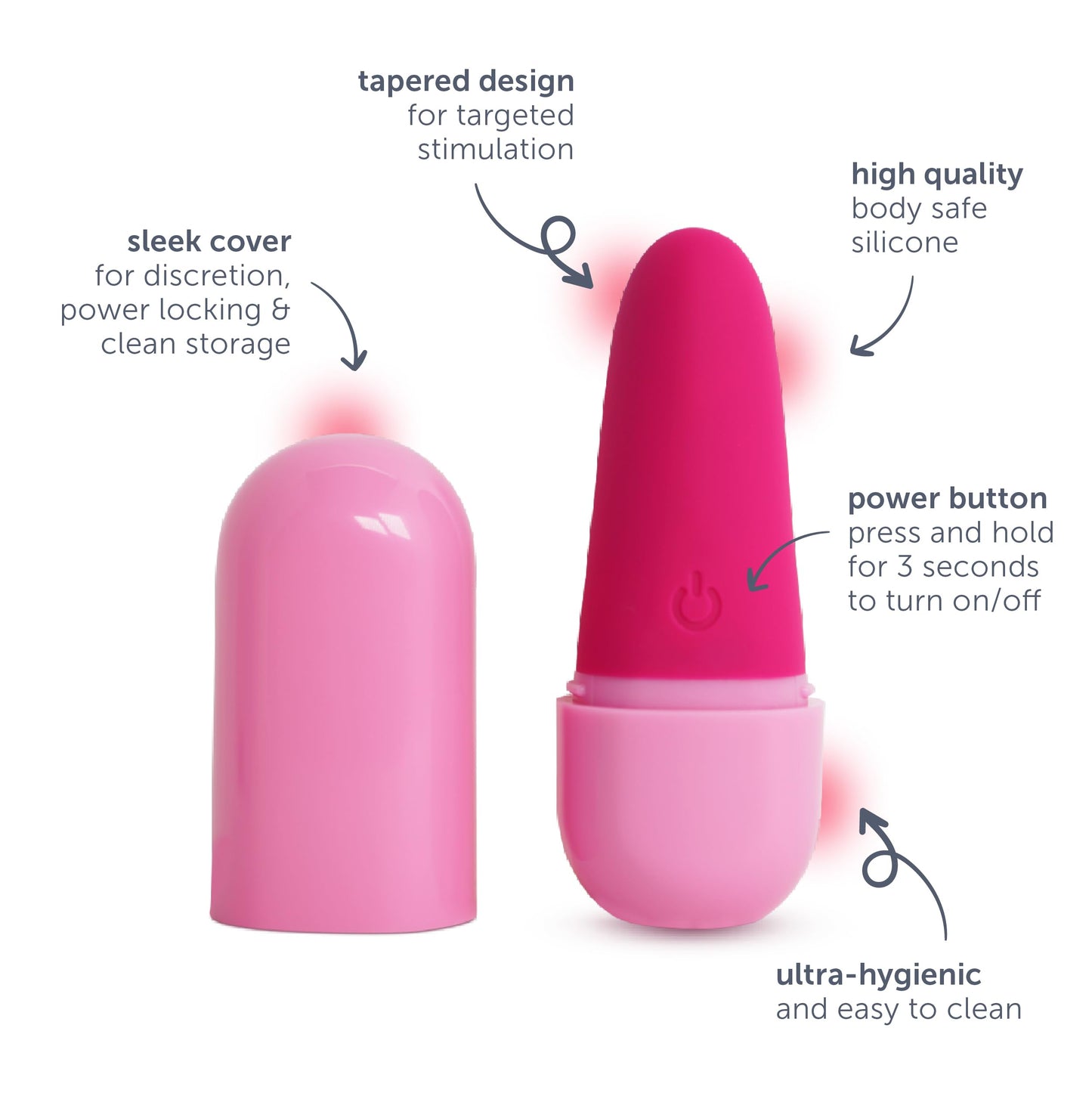 Bullet Vibrator for Women, Mini Vibrator