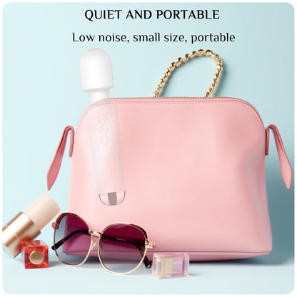 Vibrator Wand, G Spot Dildo, Clit Vibrator, Sex Vibrators,Clitoris Stimulation,with 8 Speeds & 20 Patterns