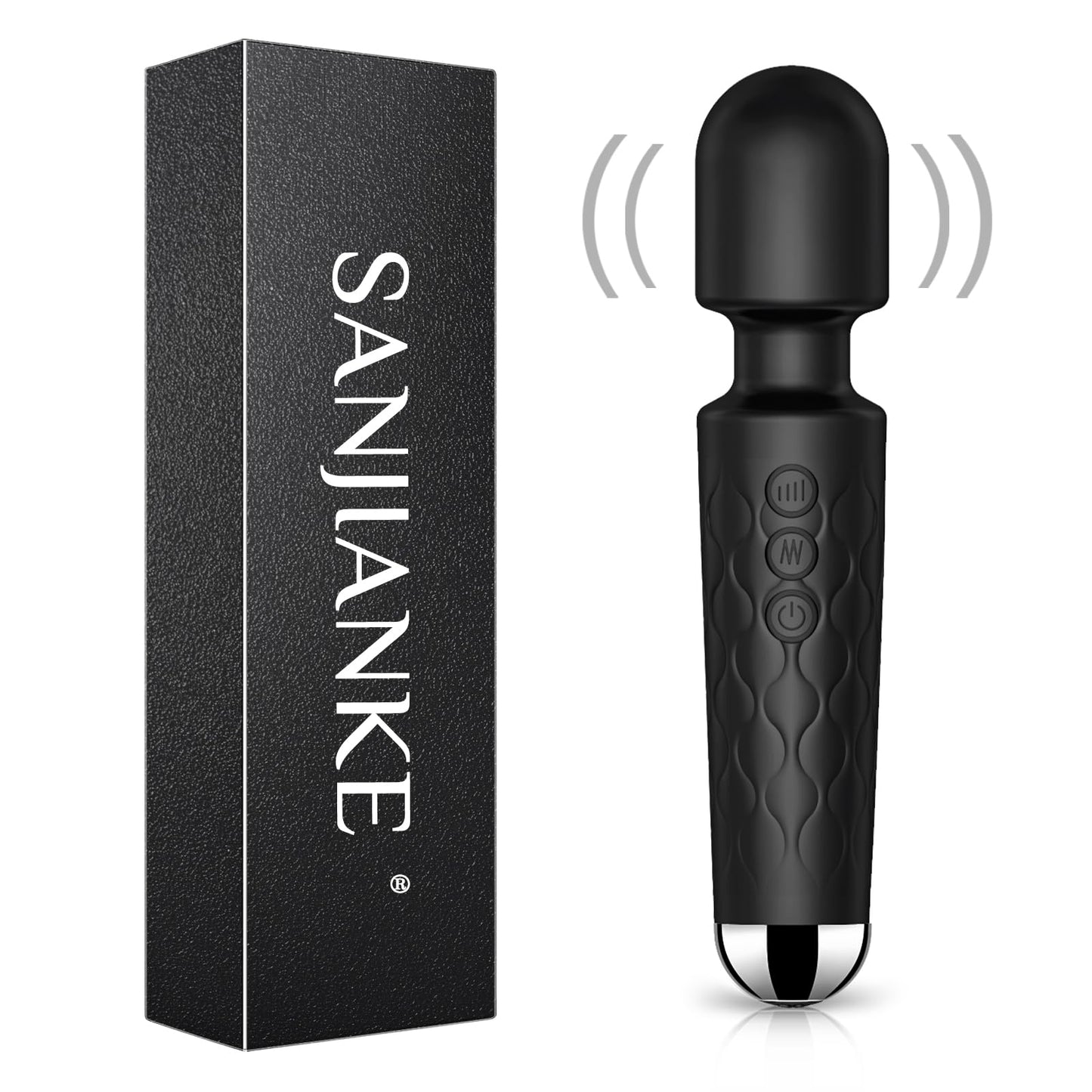 Vibrator Wand, G Spot Dildo, Clit Vibrator, Sex Vibrators,Clitoris Stimulation,with 8 Speeds & 20 Patterns