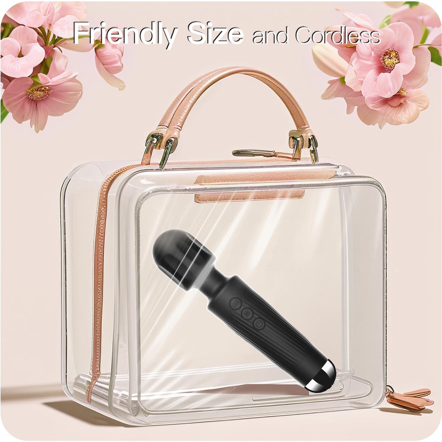 Vibrator Wand, G Spot Dildo, Clit Vibrator, Sex Vibrators,Clitoris Stimulation,with 8 Speeds & 20 Patterns