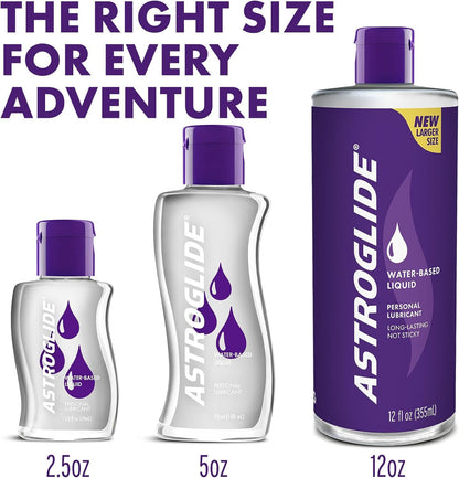 Astroglide Liquid, Water Based Personal Lubricant, 2.5 oz.
