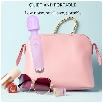 Vibrator Wand, G Spot Dildo, Clit Vibrator, Sex Vibrators,Clitoris Stimulation,with 8 Speeds & 20 Patterns