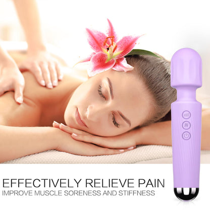 Vibrator Wand, G Spot Dildo, Clit Vibrator, Sex Vibrators,Clitoris Stimulation,with 8 Speeds & 20 Patterns