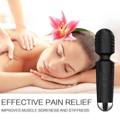 Vibrator Wand, G Spot Dildo, Clit Vibrator, Sex Vibrators,Clitoris Stimulation,with 8 Speeds & 20 Patterns