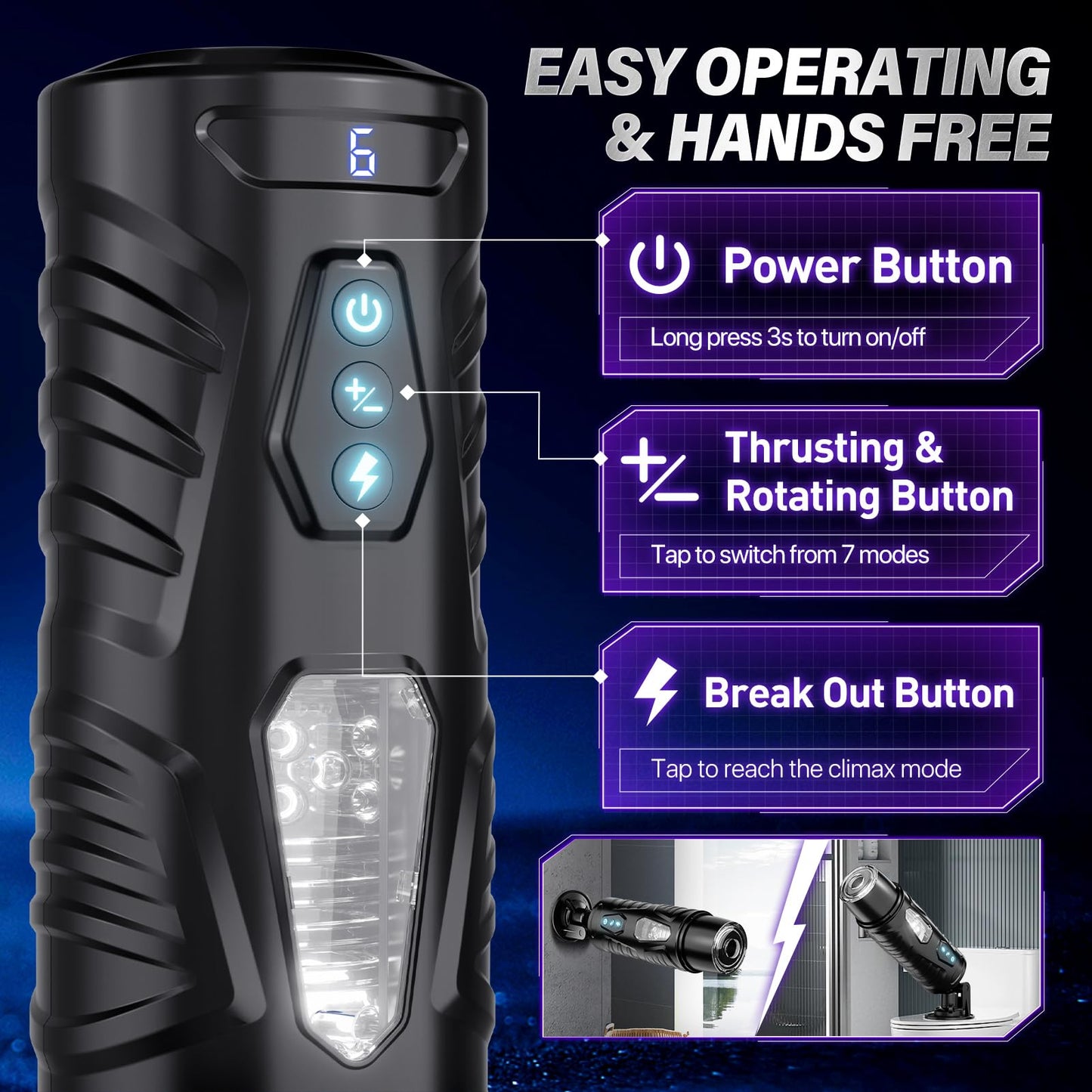 Automatic Male Masturbator Sex Toys for Men