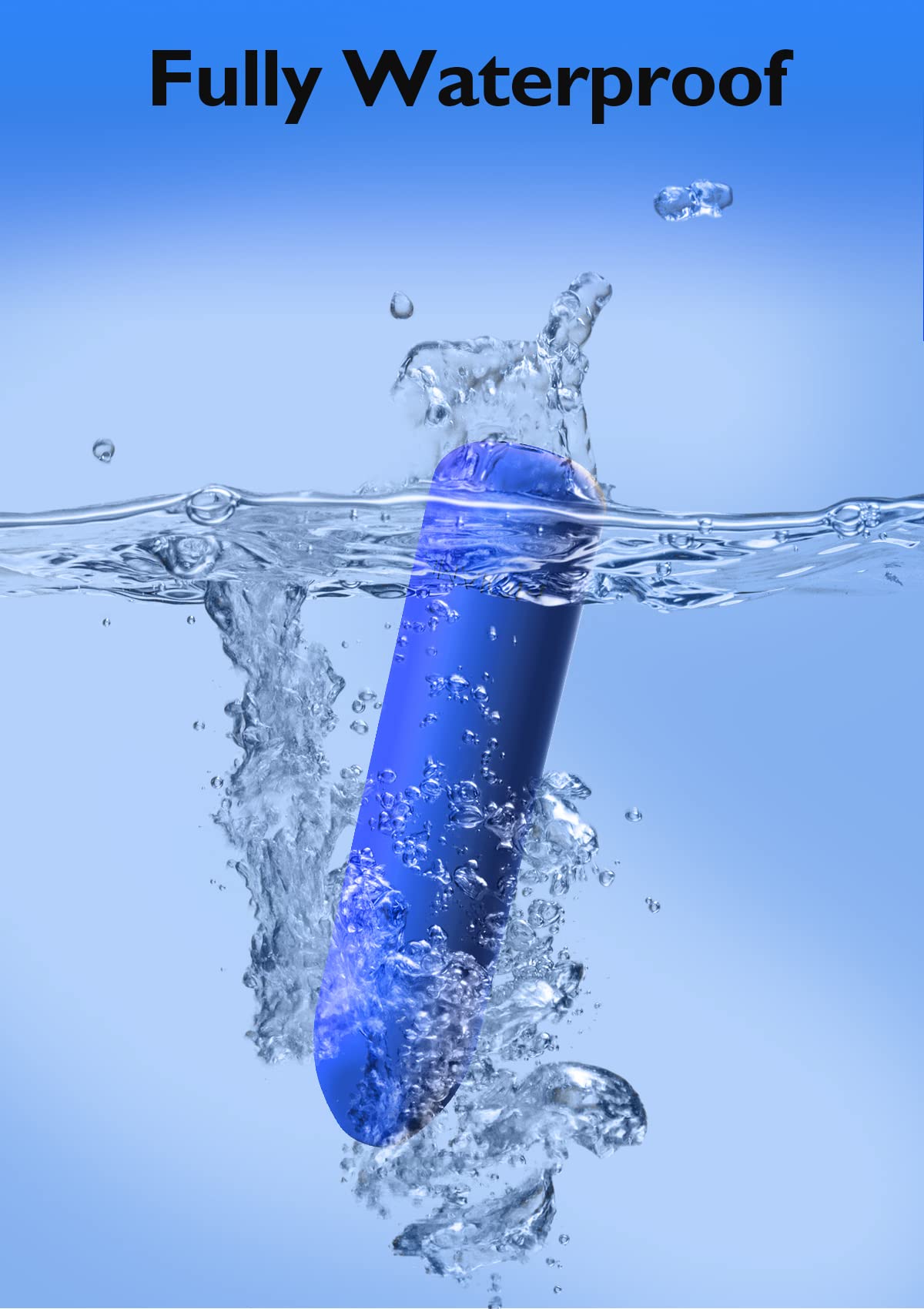 Small Bullet Vibrator for Women: Waterproof Mini Clit Vibrator with 10 Modes