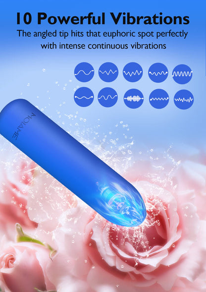 Small Bullet Vibrator for Women: Waterproof Mini Clit Vibrator with 10 Modes