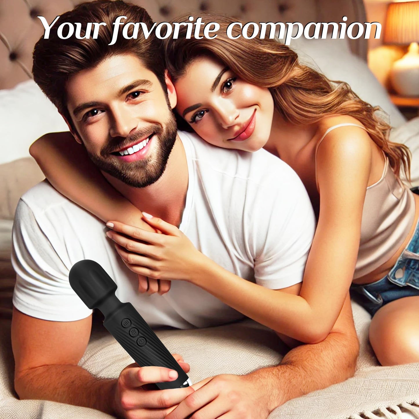 Vibrator Wand, G Spot Dildo, Clit Vibrator, Sex Vibrators,Clitoris Stimulation,with 8 Speeds & 20 Patterns