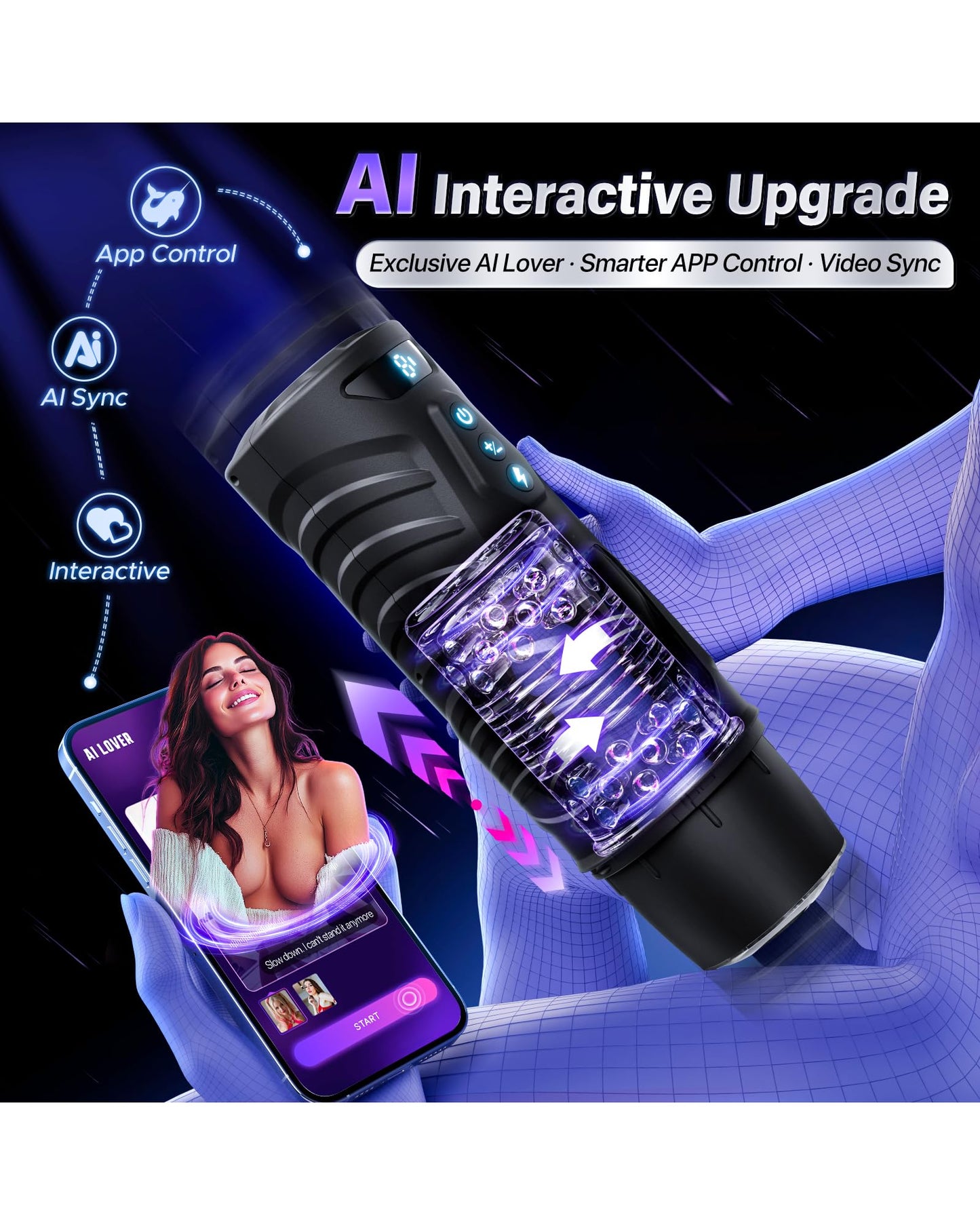 Automatic Male Masturbator Sex Toys for Men